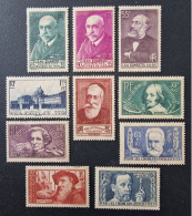Année 1938. Y&T Entre 377 Et 394 Neuf * - Unused Stamps
