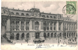 CPPays Basa Carte Postale   Belgique Bruxelles La POste Centrale  1903 VM81347 - Bauwerke, Gebäude