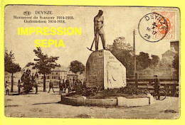 BELGIQUE / PROVINCE DE FLANDRE ORIENTALE / DEYNZE / MONUMENT DU SOUVENIR 1914-18  -  GEDENKSTEEN 1914-18 / ANIMÉE - Deinze