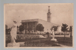 CPA - Belgique - Exposition De Bruxelles 1935 - Le Pavillon Des Pays-Bas Et Un Coin De La Roseraie - Non Circulée - Wereldtentoonstellingen