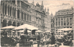CPA Carte Postale  Belgique Bruxelles La Grand Place Marché Aux Fleurs 1903 VM81349 - Squares