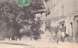 83 / SAINT ZACHARIE  / PLACE ET FONTAINE ST ROCH / GRAND BAR - Saint-Zacharie