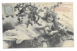 CPA Circulée En 1904 - Fille De Bacchus - N°2 - Femme étendue Sur Une Peau De Bête Avec Un Verre à La Main - Bergeret - - Women