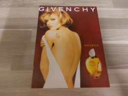 Reclame Advertentie Uit Oud Tijdschrift 2000 - Givenchy Amarige Parfum - Publicités