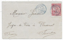 MADAGASCAR Dispersion D'une Collection D'oblitération Lettre Timbre Càd HELVILLE / NOSSI-BE 1904 - Storia Postale