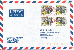 Chile Air Mail Cover Sent To Germany 21-7-1997 - Cile