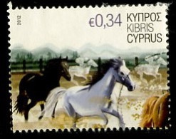 Chypre - Zypern - Cyprus 2012 Y&T N°1237 - Michel N°1227 (o) - 0,34€ Chevaux - Gebraucht