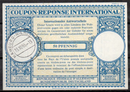 (2000) HAMBURG NIENDORF 13.10.55 Internationaler Antwortschein Reply Coupon Reponse  IRC IAS Für Die Heimatsammlung - Andere & Zonder Classificatie