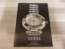 Reclame Advertentie Uit Oud Tijdschrift 2000 - Guess Watches / Montres - Publicités