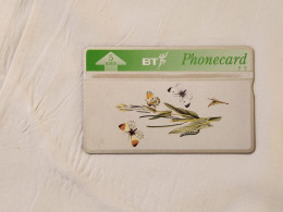 United Kingdom-(BTG-615)-Butterflies & Flowers-(9)-(626)-(505B35393)(tirage-1.000)-cataloge-30.00£-mint - BT Emissions Générales