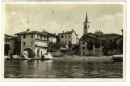 X1994) LAGO MAGGIORE PESCATORI STRESA ISOLA SUPERIORE BORROMEE CARTOLINA VIAGGIATA FORMATO PICCOLO - Verbania