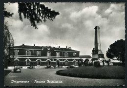 Borgomanero -  Stazione Ferroviaria - Viaggiata 1957 - Rif. Fg047 - Other & Unclassified