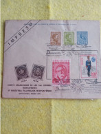 Uruguay.older Postal Stationery Cover.tero Bird.privately Printed.for Philatelique.show 1965.pmk Ship.plane.40 Year Luft - Uruguay