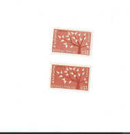 1358 Orange  Foncé - Orange Clair 2 Nuances - Unused Stamps