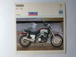 YAMAHA 1200 V Max 1991 Japon Fiche Technique Moto - Sports