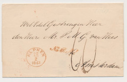 Alphen - Amsterdam 1861 - Na Posttijd - ...-1852 Préphilatélie