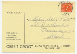 Firma Briefkaart Hoorn 1955 - Kleding / Hoeden  - Non Classificati