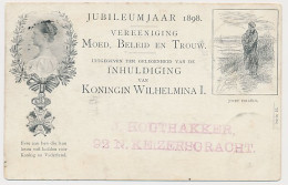 Briefkaart Geuzendam P33 B - Locaal Te Amsterdam 1899 - Interi Postali