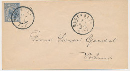 Envelop G. 5 C Medemblik - Workum 1898 - Interi Postali
