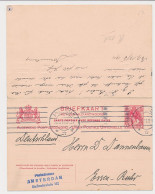 Briefkaart G. 72 Amsterdam - Essen Duitsland 1911 V.v. - Interi Postali