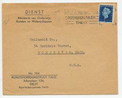 Em. Hartz Dienstpost Buitenland Delft - USA 1948 - Unclassified
