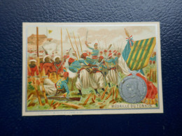 Chromo Vieillemard  Médaille Du  Tonkin Tirailleurs Sénégalais Amiral Courbet - Other & Unclassified