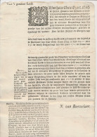 Betreffende Verpondinge - Oud Alblas 1776 - Fiscale Zegels