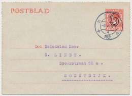 Postblad G. 17 X Ede - Soestdijk 1931 - Postal Stationery