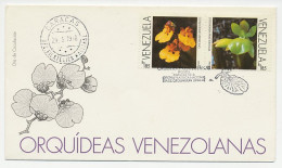 Cover / Postmark Venezuela 1998 Orchid - Autres & Non Classés