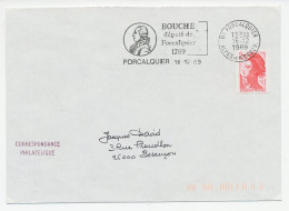 Cover / Postmark France 1989 Pierre Balthazard Bouche - Politician - Other & Unclassified