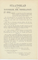 Staatsblad 1920 : Spoorlijn Deventer - Borculo - Documents Historiques