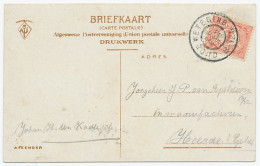 Grootrondstempel Oude Wetering 1908 - Non Classés