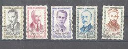 Yvert  1248  à 1521 - Héros De La Résistance  - Série De 5 Timbres Oblitérés - Unused Stamps
