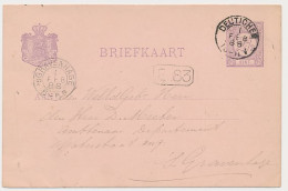 Kleinrondstempel Deutichem 1888 - Postkantoor Opgave Buurten - Non Classés