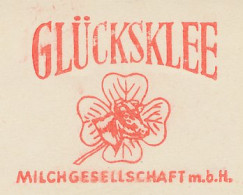 Meter Cut Germany 1955 Four Leaf Clover - Luck - Alberi