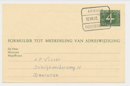 Treinblokstempel : Arnhem - Roosendaal III 1960 - Non Classificati
