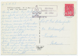 Postcard / Postmark France 1973 International Book Festival - Unclassified