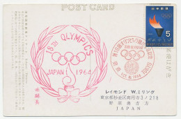 Postcard / Postmark Japan 1964 Olympic Games Tokyo 1964 - Sonstige & Ohne Zuordnung