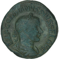 Gordien III, Sesterce, 244, Rome, Bronze, TTB, RIC:332 - The Military Crisis (235 AD To 284 AD)