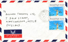 Mauritius Air Mail Cover Sent To England 18-11-1987 - Mauritius (1968-...)