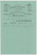 Nota Sneek 1880 - Snelpers Drukkerij - Lithographie - Holanda