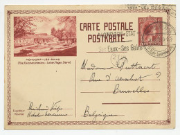 Postal Stationery Luxembourg 1932 Mondorf - The Baths - Liver - Stomach - Liver - Intestine - Andere & Zonder Classificatie