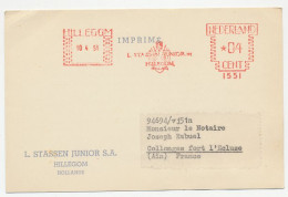 Firma Briefkaart Hillegom 1951 - Bloembollen - Non Classés