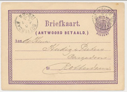 Briefkaart G. 2 V-krt. S Gravenhage - Rotterdam 1875 - Postal Stationery