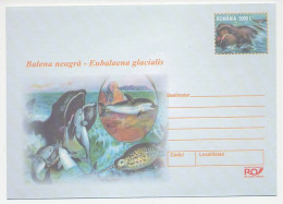 Postal Stationery Romania 2002 Whale - Narwhal - Dolphin - Other & Unclassified