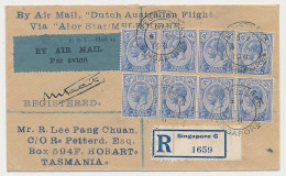 VH C 90 V X Singapore - Melbourne Australie - Tasmanie 1931 - Non Classificati