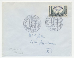 Cover / Postmark France 1955 Biennial - Photo - Movie - Optic - Film