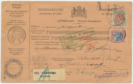 Em. Bontkraag Pakketkaart Den Haag - Zwitserland 1905 - Unclassified