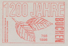 Meter Cut Germany 1998 Tree Leaf - 1200 Years Buchen - Arbres