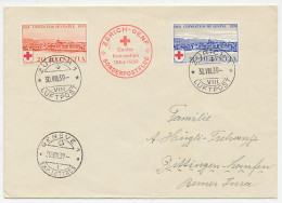 Cover / Postmark Switzerland 1939 75 Years Geneva Convention - Red Cross - Special Flight - Ohne Zuordnung